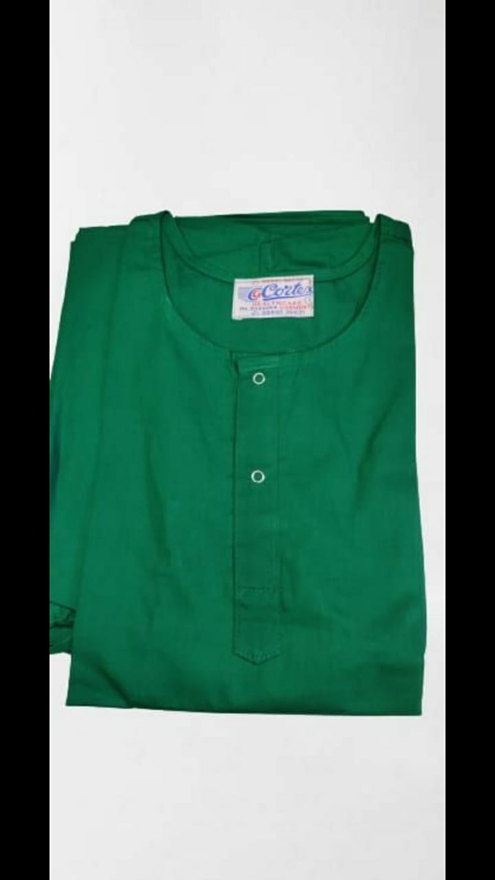 Scrub suit ( green colour) cotton