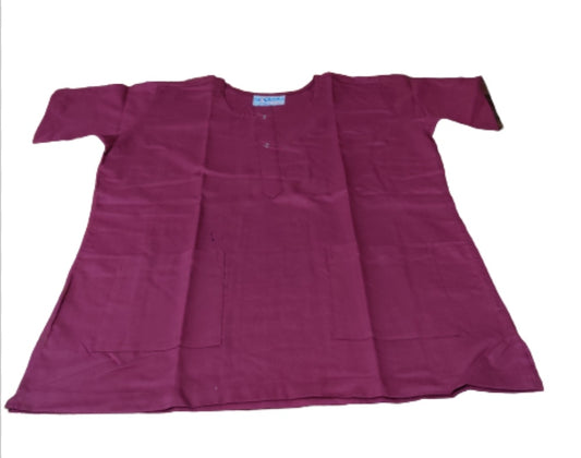 Scrub suit (maroon colour)