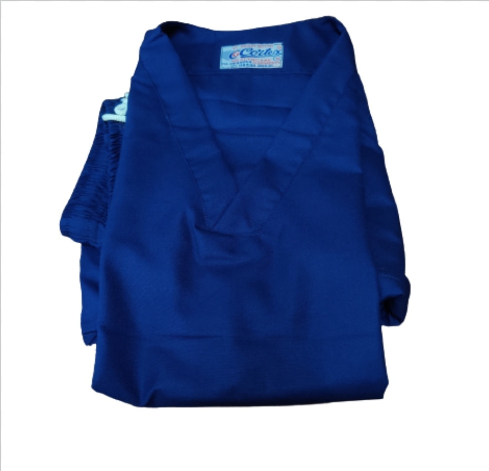 Scrub suit ( dark royal blue v neck )