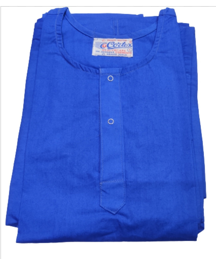 Scrub suit ( cotton ) Blue