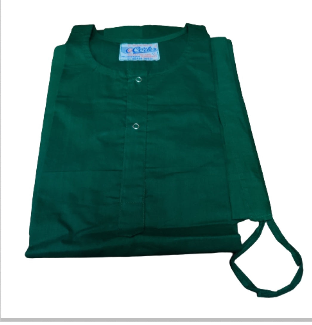 Scrub suit ( green cotton )