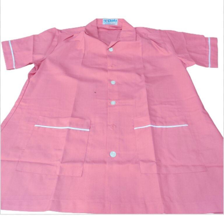 Ward nurse pant shirt ( light pink )button model