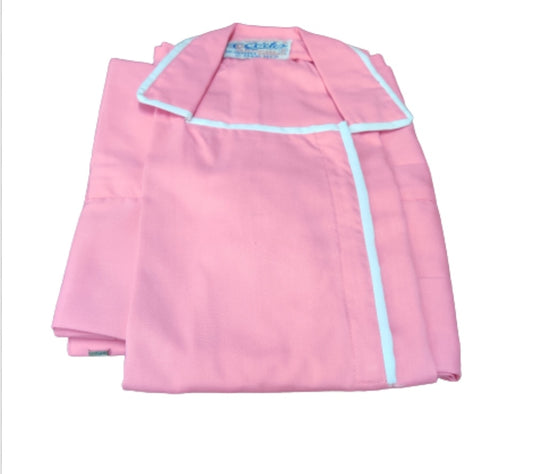 Ward nurse pant shirt ( light pink ) zip model