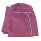 Ward nurse pant shirt ( dark pink ) zip model