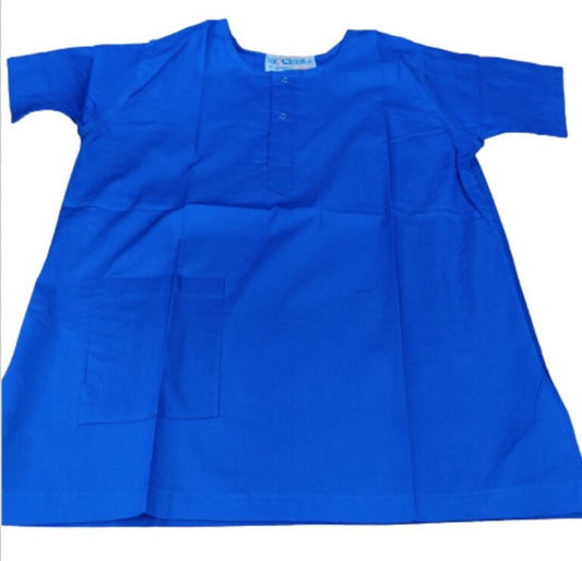 Scrub suit ( cotton ) Blue